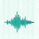Stylized audio waveform icon